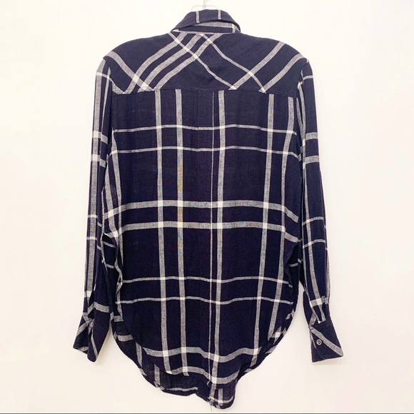 RAILS X FREE PEOPLE CHARLI PLAID SHIRT - Picture 4 of 9